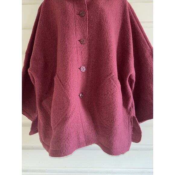 J Jill 100% Wool Long Sleeve Oversized Jacket Size M - Picture 4 of 8